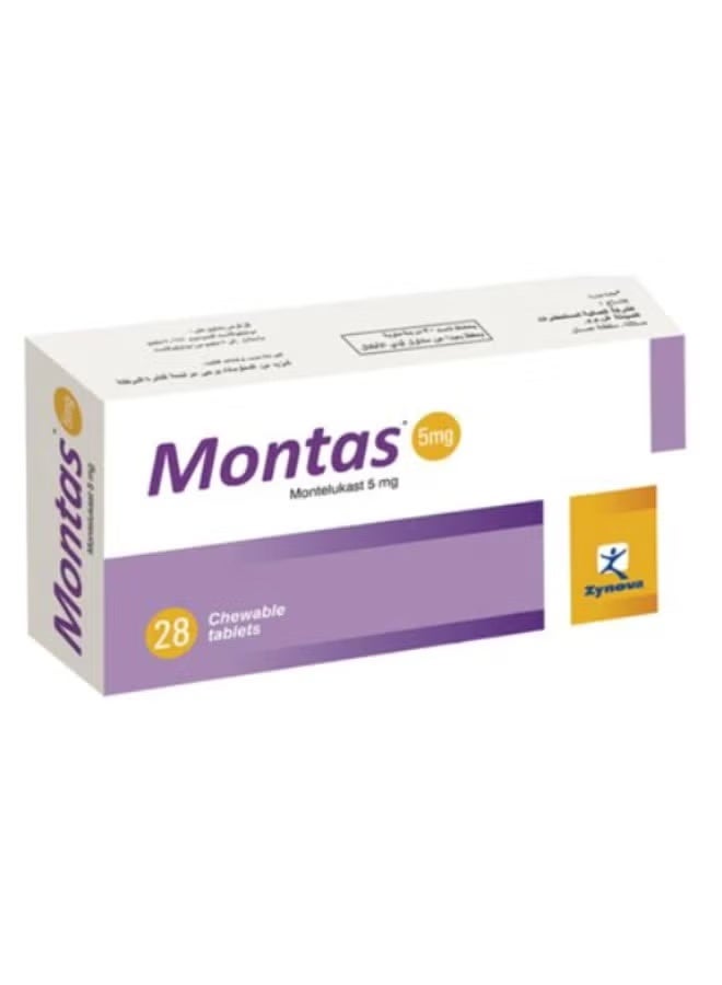 MONTAS 5MG 28 CHEWABLE TAB